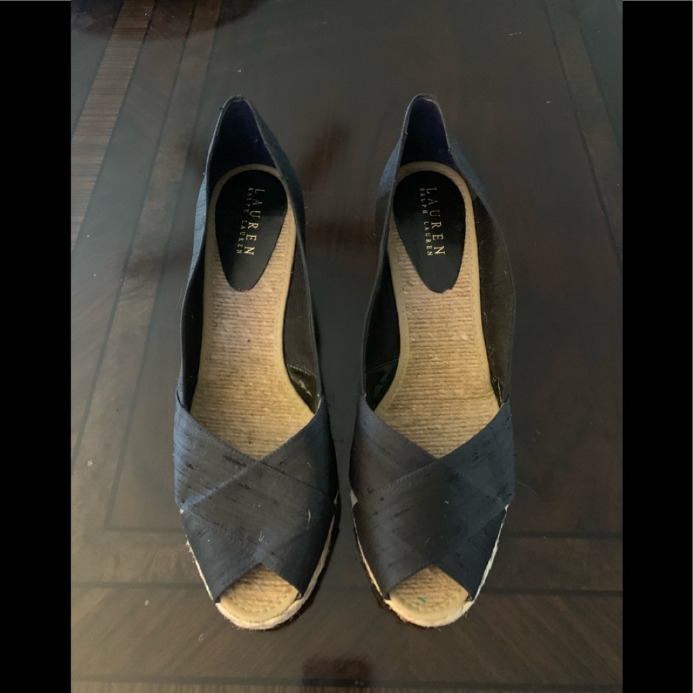 Lauren Ralph Lauren black espadrilles